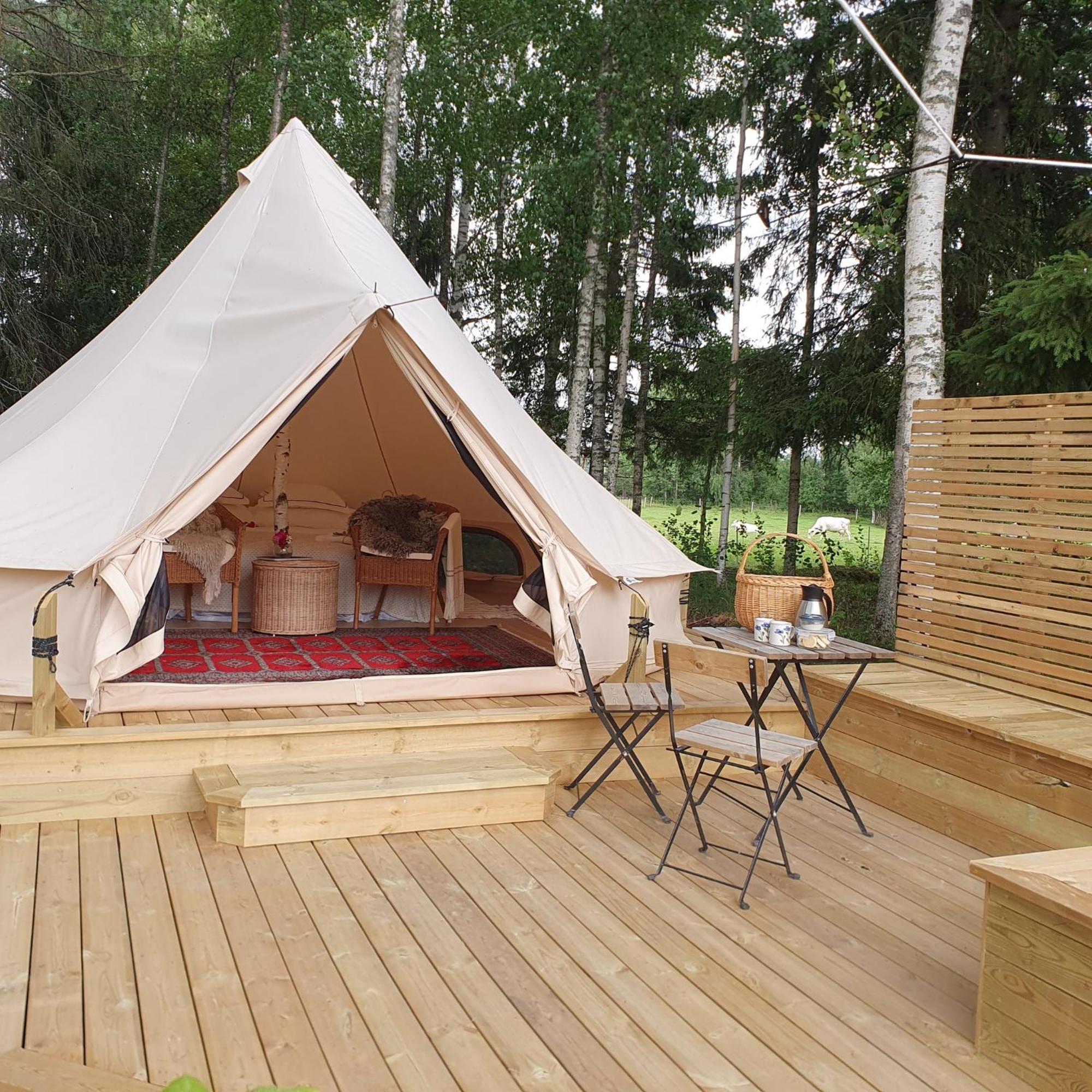 Skalbo Gardsglamping Hotel ยาร์ฟโซ ภายนอก รูปภาพ